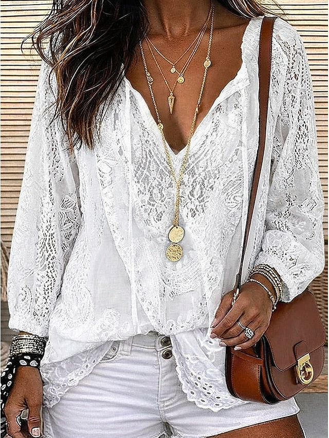 Eliana Andrea | Blusa de encaje boho