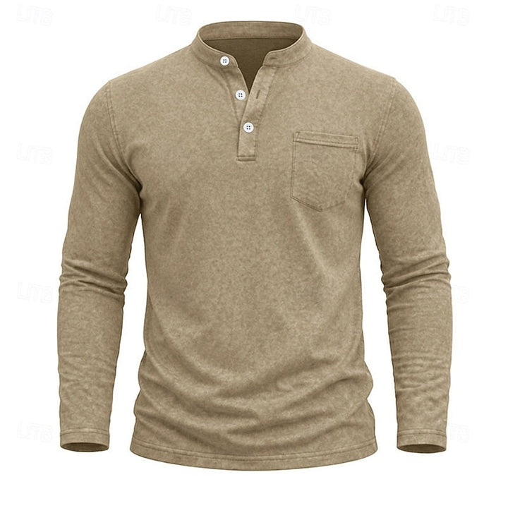 Filiberto | Polera henley manga larga