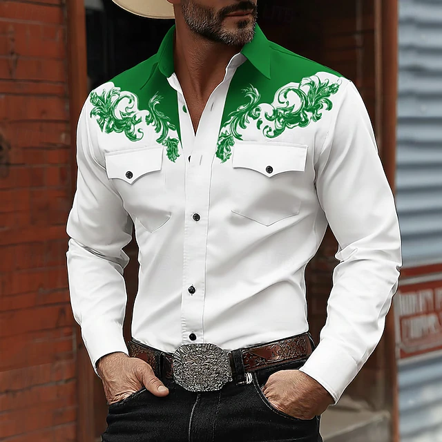 Marco | Camisa manga larga estilo western