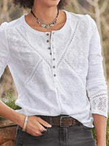 Julieta | Blusa con detalle calado