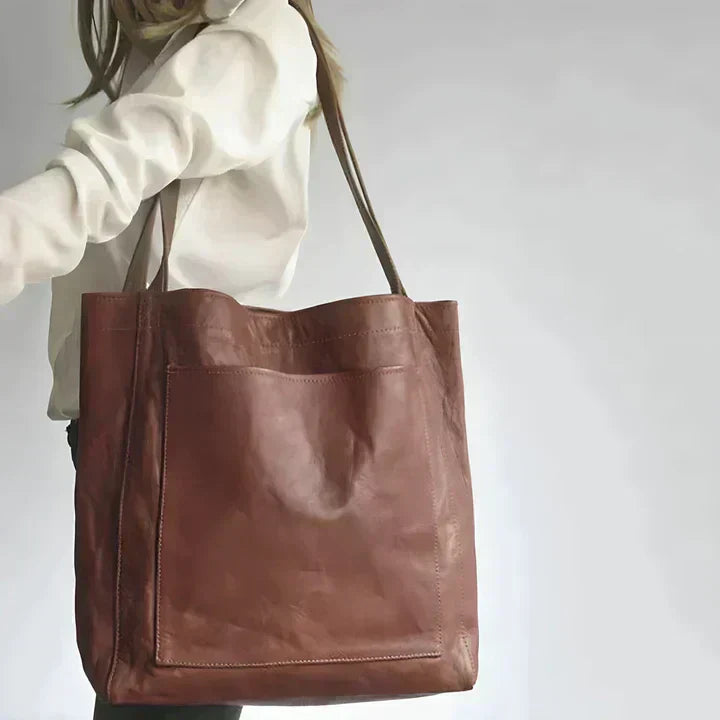 Mariana | Bolso tote clásico de cuero
