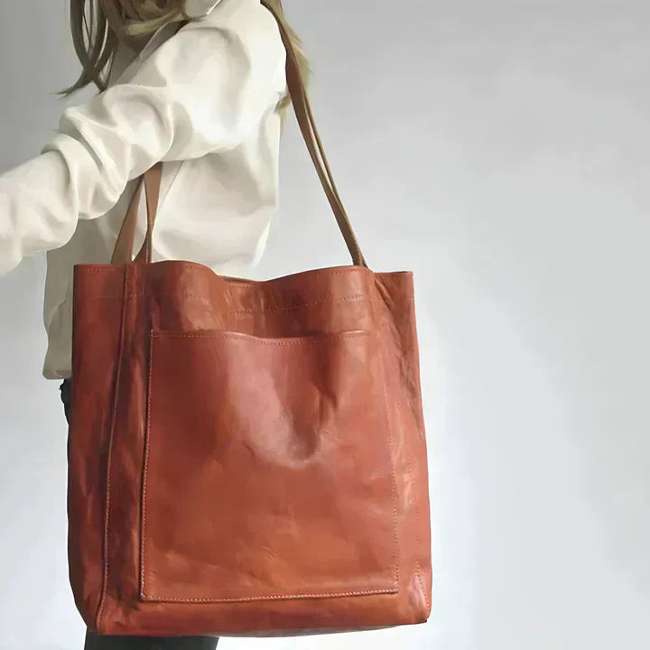 Mariana | Bolso tote clásico de cuero