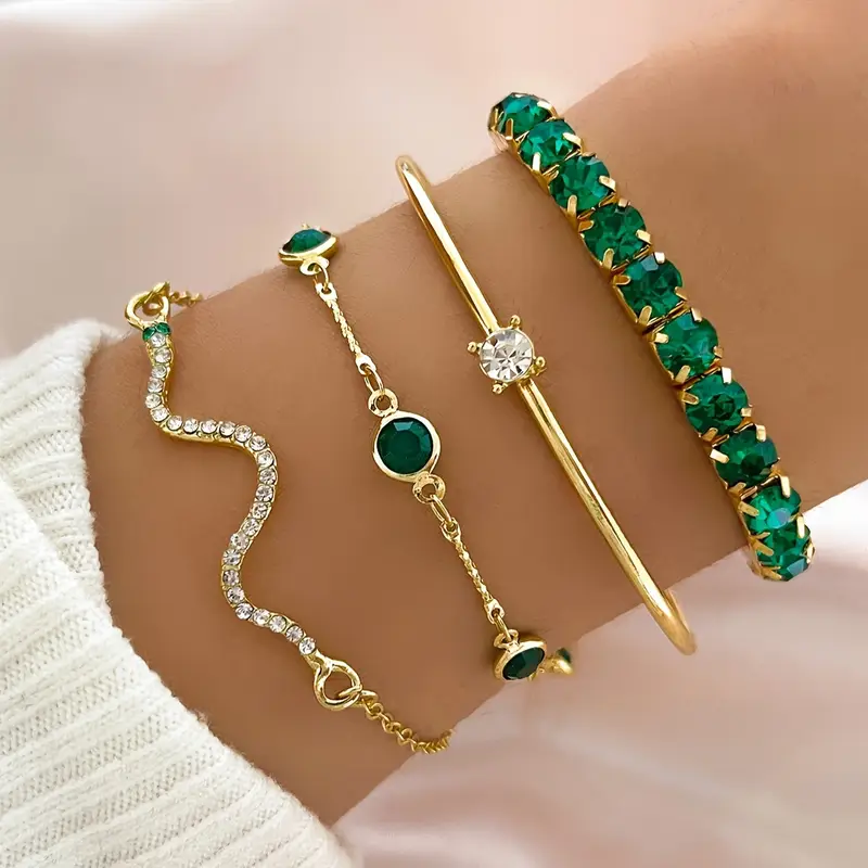 Ninoska | Set de pulseras con circones