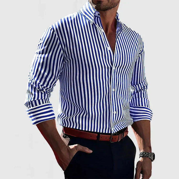 Claudio | Camisa de rayas verticales