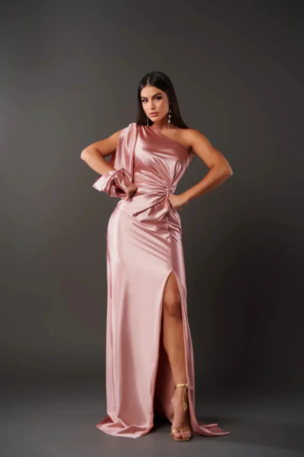 Zarra | Vestido Largo Elegante de Un Hombro
