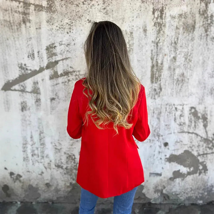 Rosa Elena | Blazer forrado en animal print