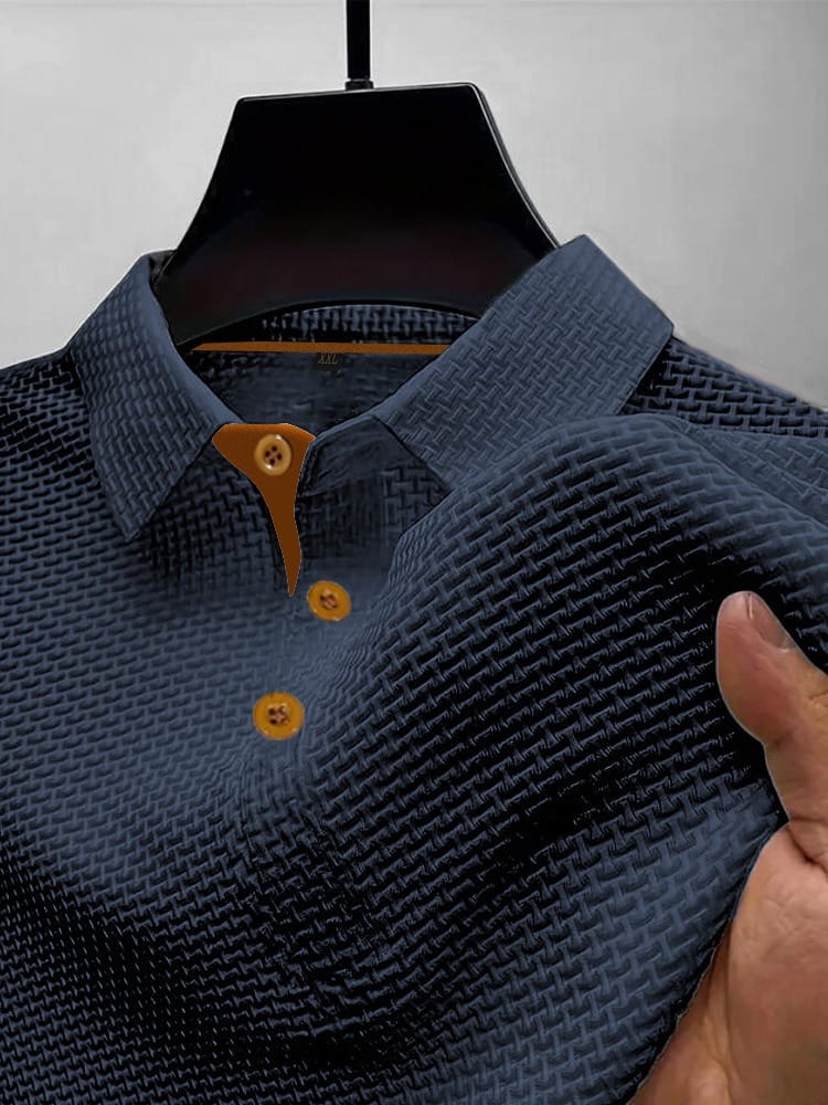 Braulio | Polera polo texturada