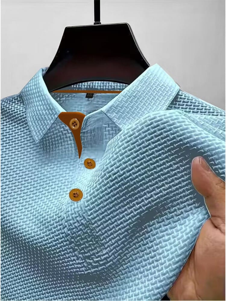 Braulio | Polera polo texturada