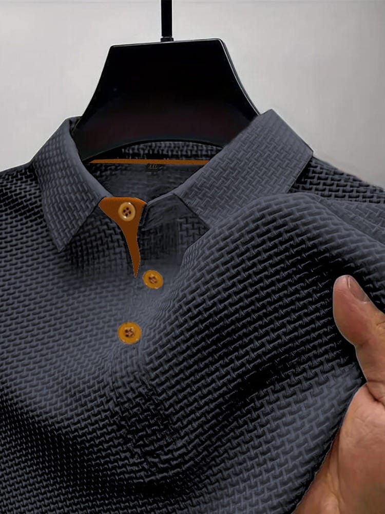 Braulio | Polera polo texturada