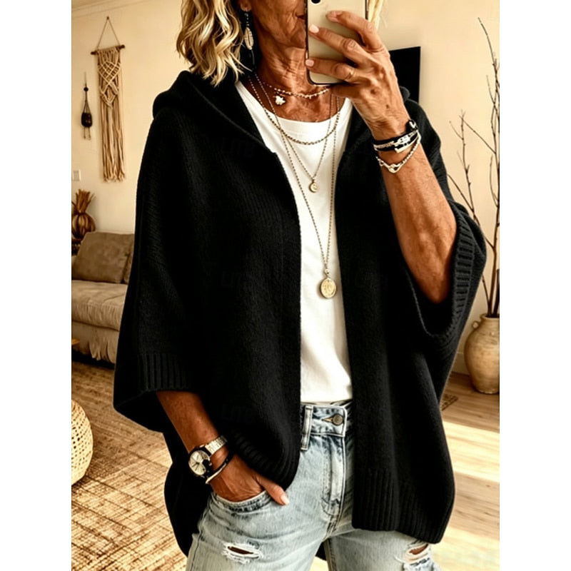 Lucero | Cardigan con capucha tejido