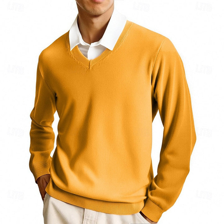 Armando | Sweater cuello V clásico