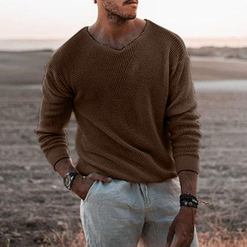 Conrado | Sweater cuello V texturado