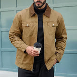 Bastián | Chaqueta de cuello contrastado