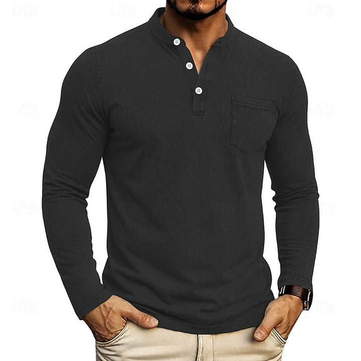 Filiberto | Polera henley manga larga