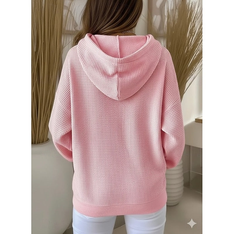 Lourdes | Polerón con capucha texturado