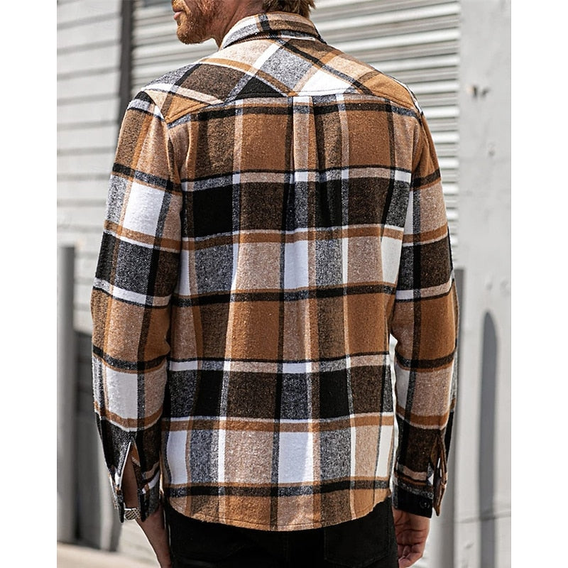 Leandro | Sobrecamisa a cuadros para hombre