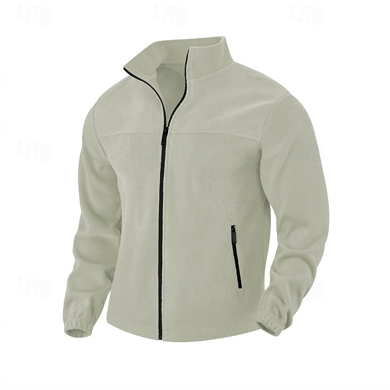 Sixto | Chaqueta polar con cuello alto y cierre completo