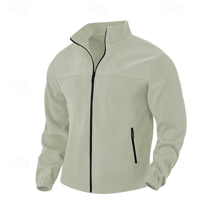 Sixto | Chaqueta polar con cuello alto y cierre completo