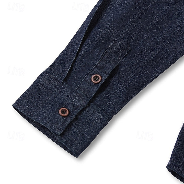 Mario | Camisa de mezclilla con bolsillos