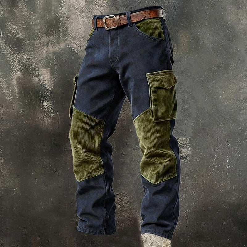Johan | Pantalón cargo bicolor