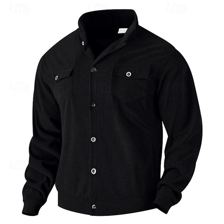 Rigoberto | Chaqueta acanalada con botones