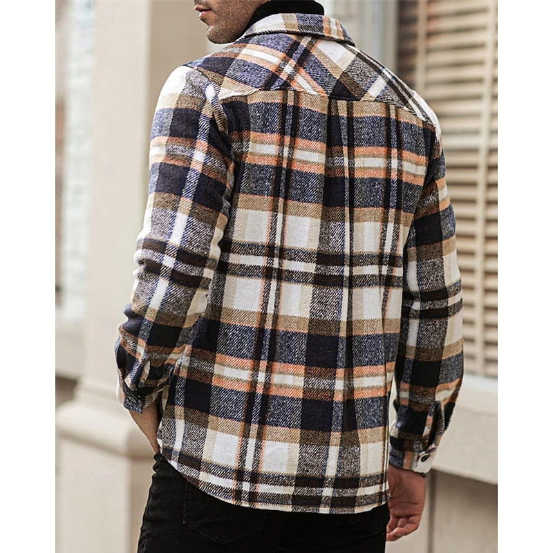 Leandro | Sobrecamisa a cuadros para hombre