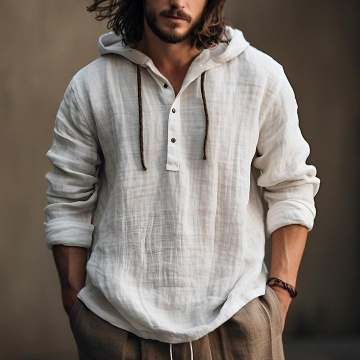 Ítalo | Camisa con capucha relajada