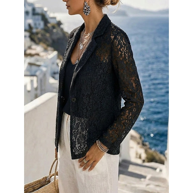 Elizabeth | Blazer de encaje calado