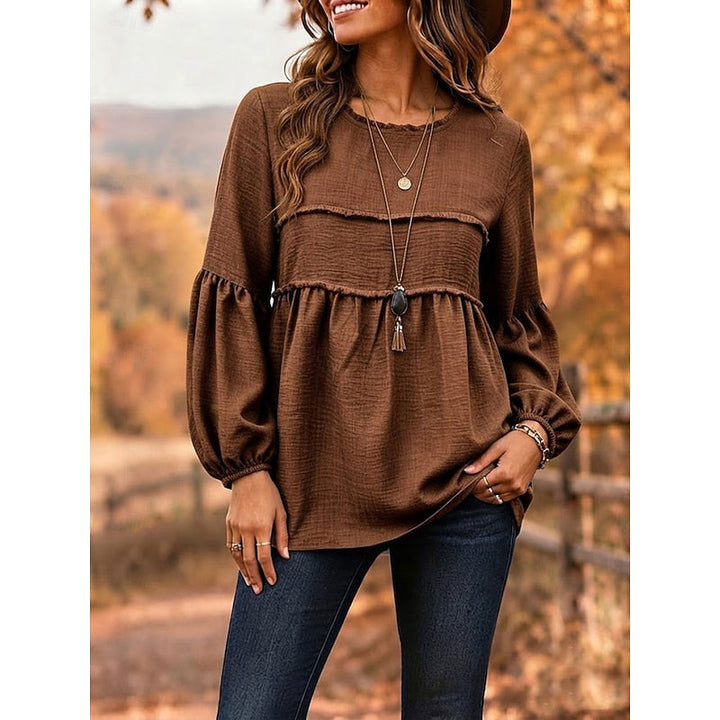 Jael | Blusa peplum holgada