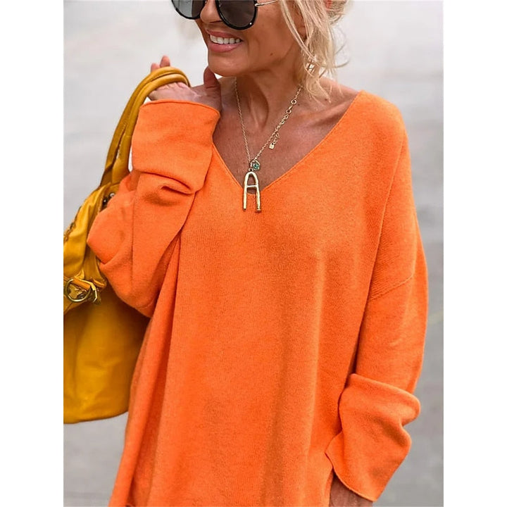Poliana | Sweater holgado cuello V
