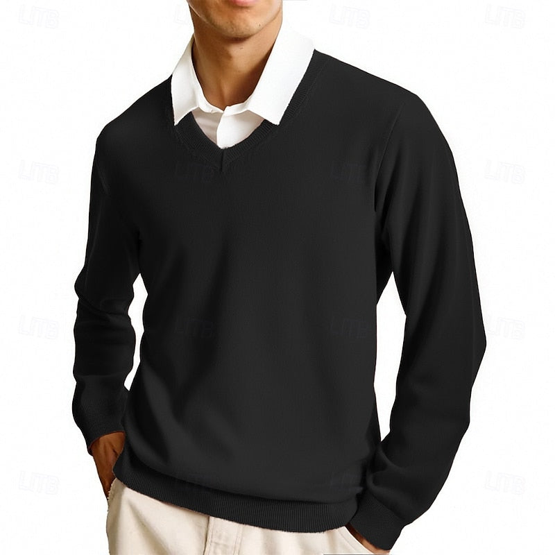 Armando | Sweater cuello V clásico
