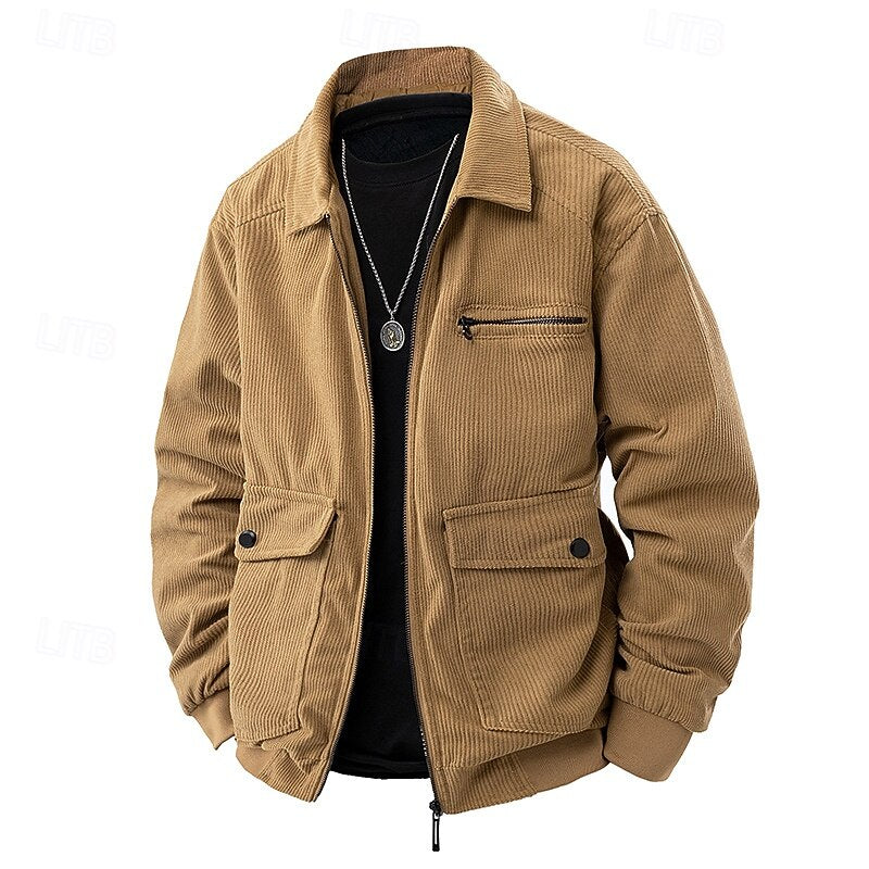 Marco | Chaqueta de cotelé con cuello camisero