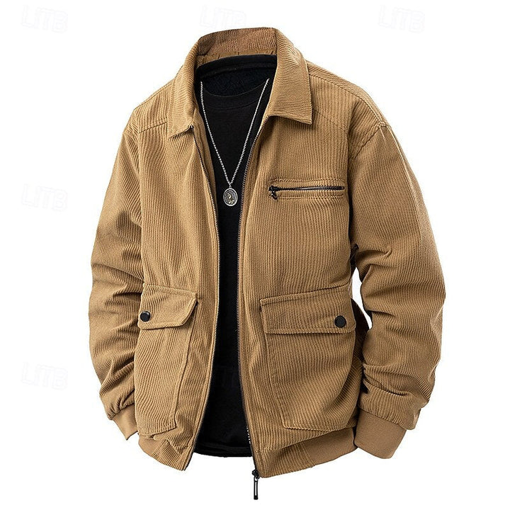 Marco | Chaqueta de cotelé con cuello camisero