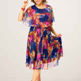 Ashley | Vestido midi estampado