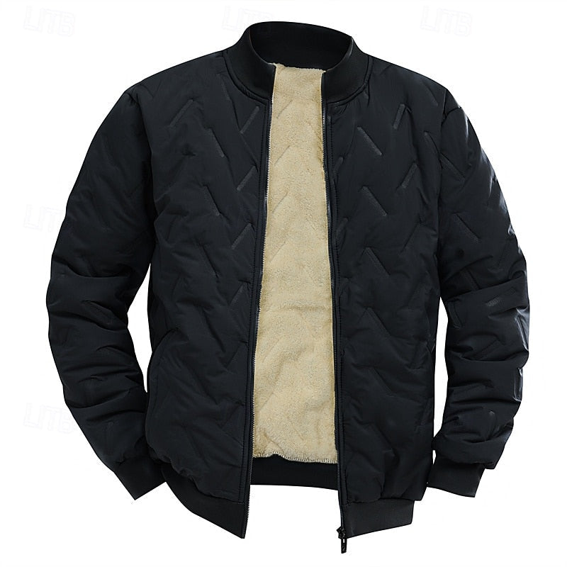 Ulises | Chaqueta bomber acolchada con textura