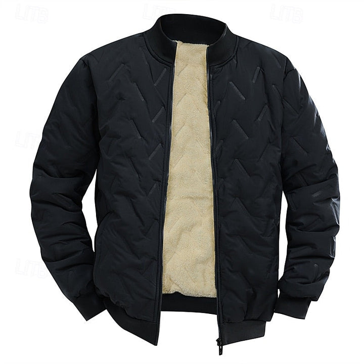 Ulises | Chaqueta bomber acolchada con textura