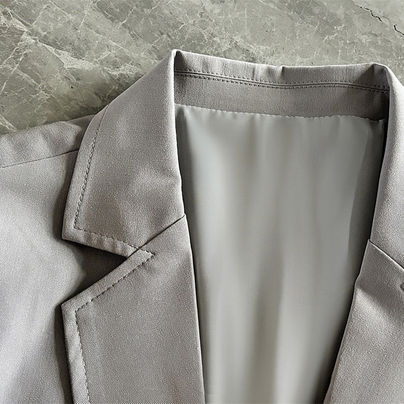 Marcos | Blazer cruzado simple de corte sastre