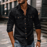 Mario | Camisa de mezclilla con bolsillos