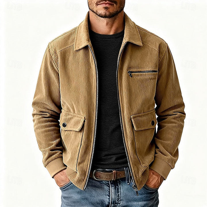 Marco | Chaqueta de cotelé con cuello camisero
