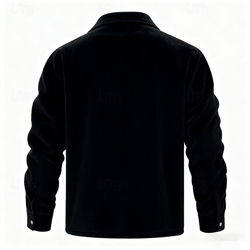 Joel | Chaqueta acanalada con forro polar