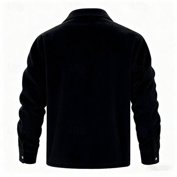 Joel | Chaqueta acanalada con forro polar