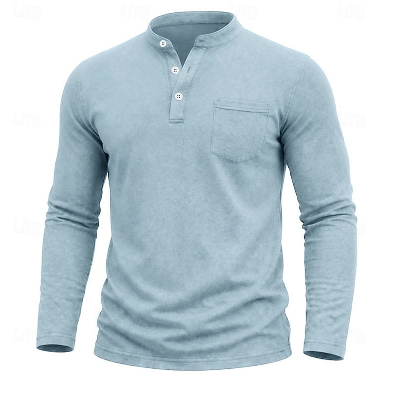Filiberto | Polera henley manga larga