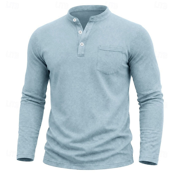 Filiberto | Polera henley manga larga