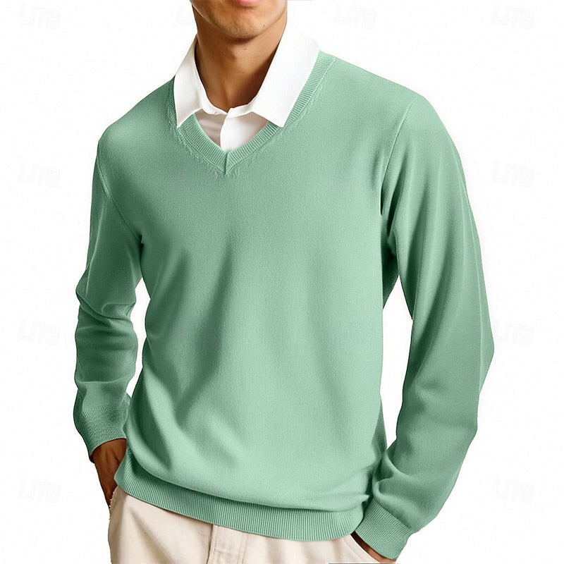 Armando | Sweater cuello V clásico