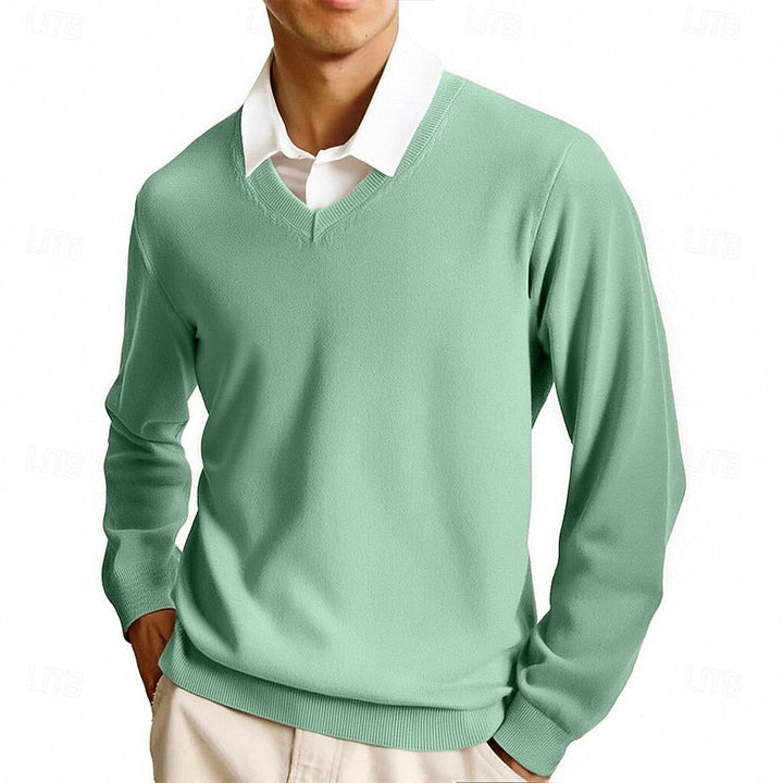 Armando | Sweater cuello V clásico