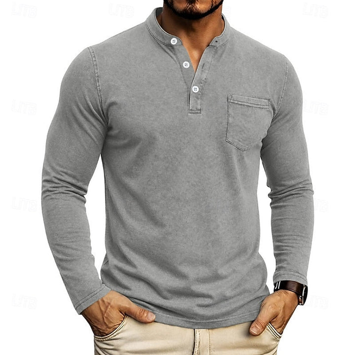 Filiberto | Polera henley manga larga