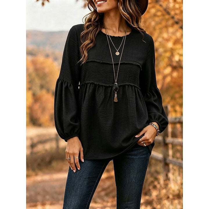 Jael | Blusa peplum holgada