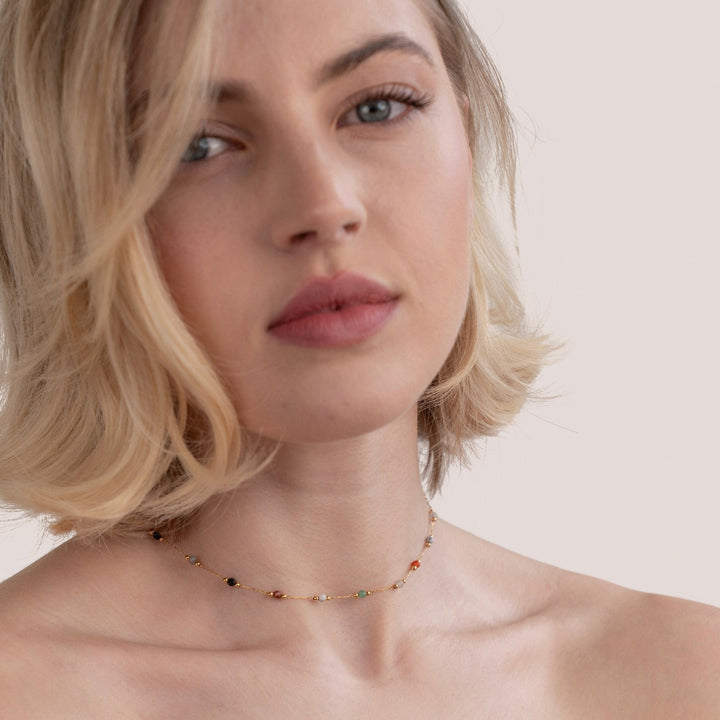 Antu | Collar minimalista de piedras
