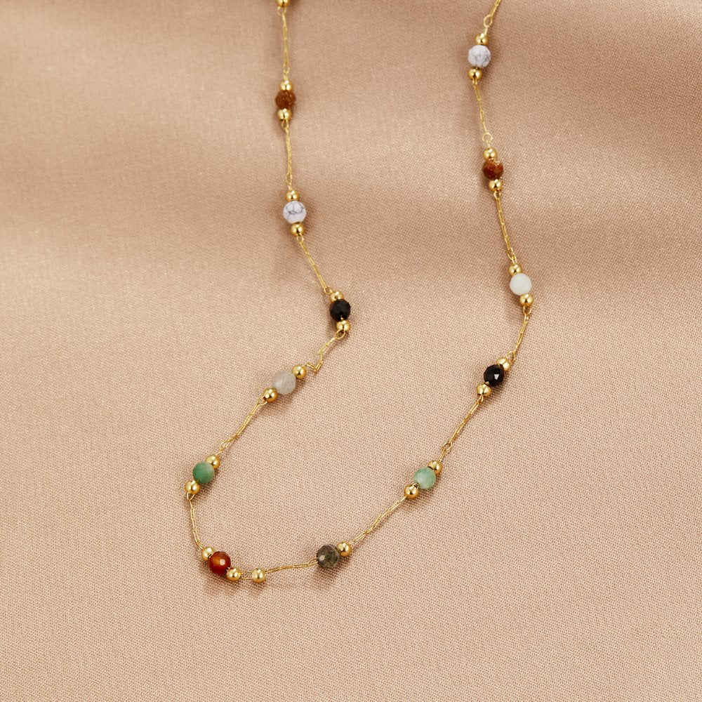 Antu | Collar minimalista de piedras