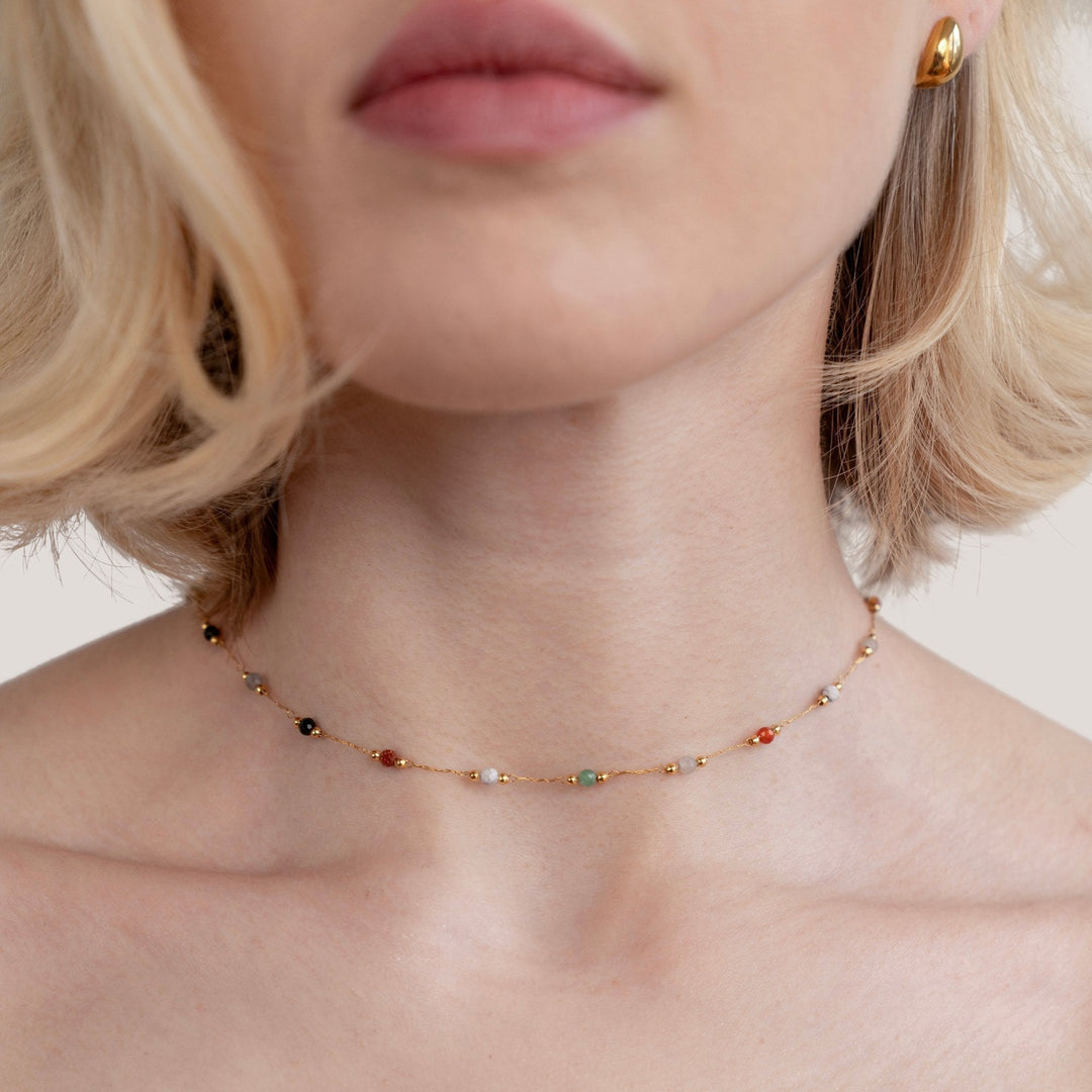 Antu | Collar minimalista de piedras